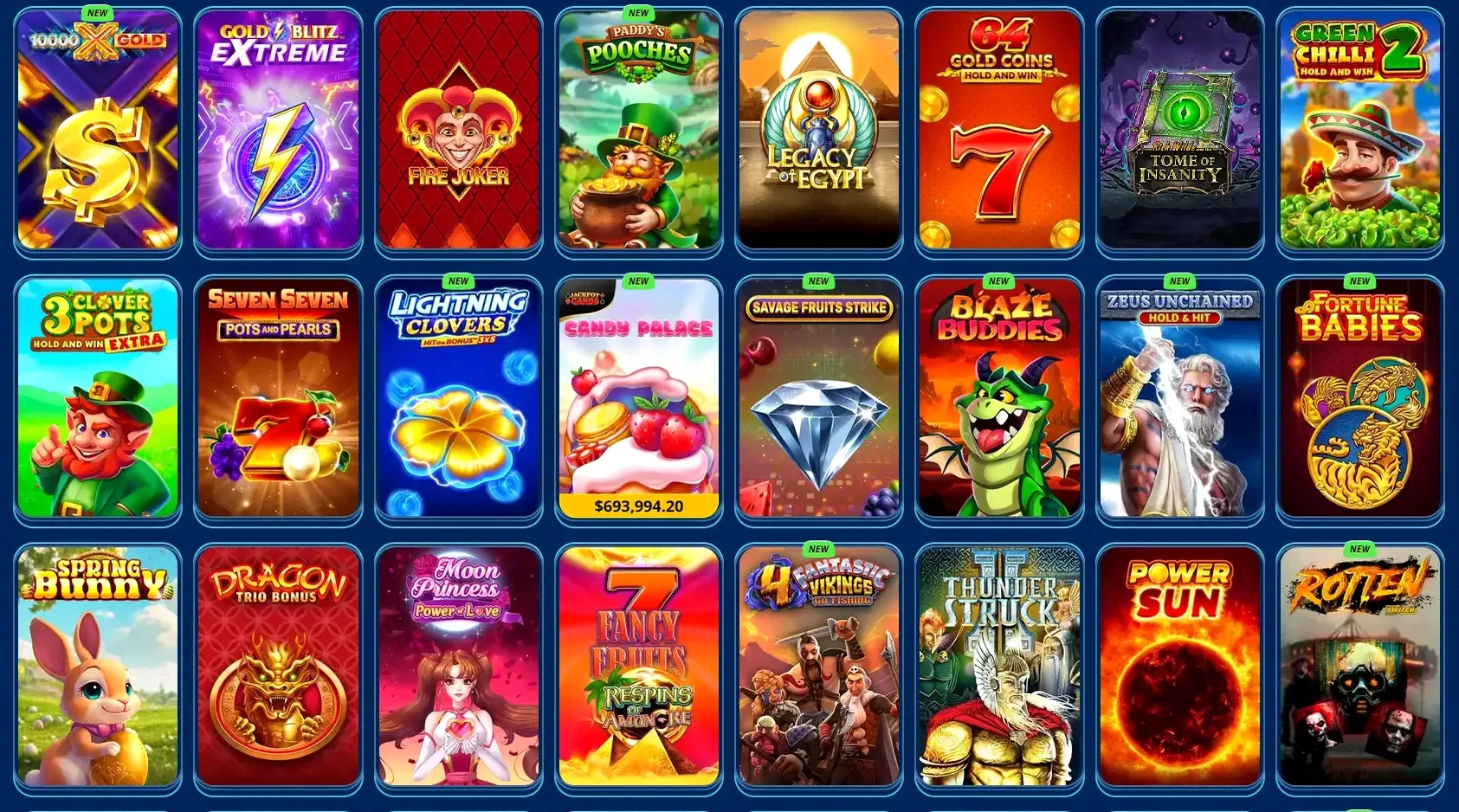 Вегас Гранд — игровой интерфейс